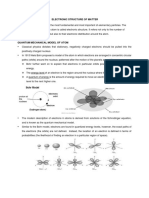 Electronic Structure of Matter