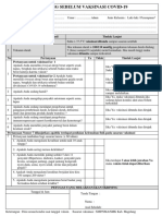 Form Vaksinasi Covid 19