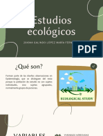 Estudios Ecologicos