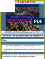 Listening To Customer THR Research 17 Jul