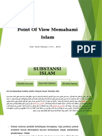 Materi Kuliah 2 Point of View Memahami Islam
