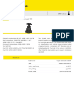 Forged steel gate valves ANSI class # 800