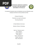 A Correlational Comparative Study of Job Satisfaction and Level of Motivation Among Employees Who Work From Home and Work From Office