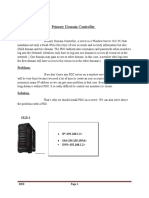 Primary Domain Controller: Objective