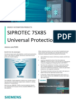 SIPROTEC 7SX85 - Profile - EN