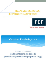 Pendidikan Agama Islam Di Perguruan Tinggi