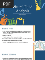 Pleural Fluid Analysis