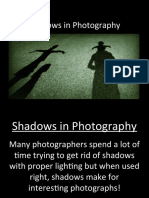 Shadow Presentation Photography Ideas