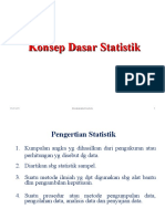 Konsep Dasar Statistik