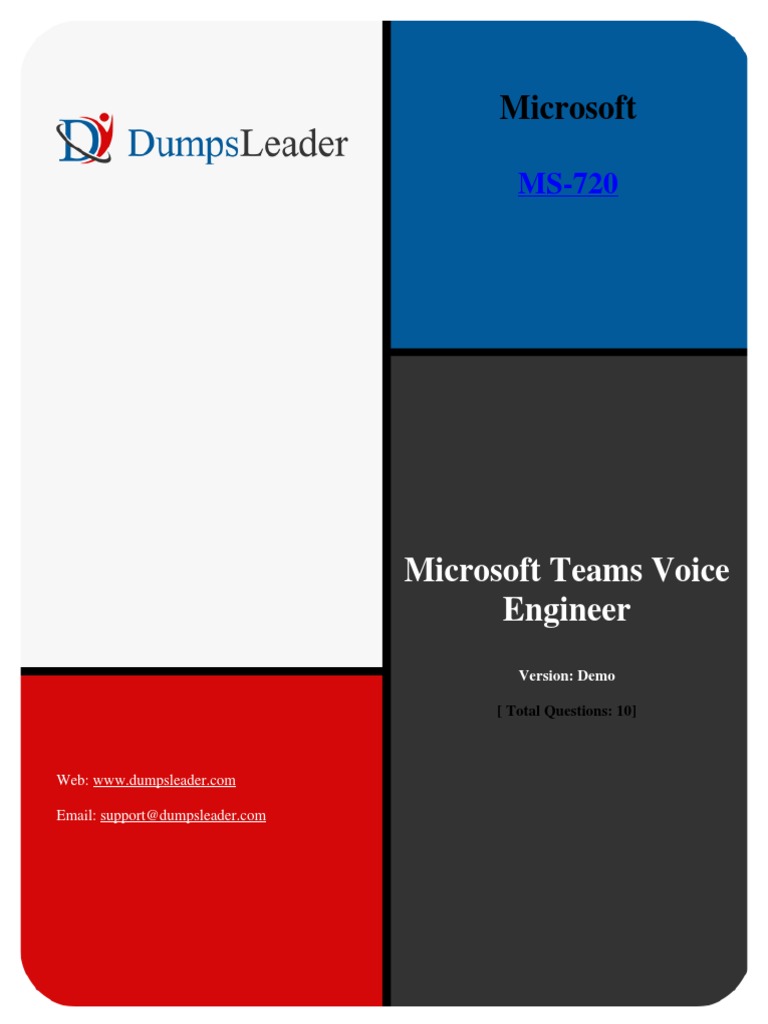 MS-720 Exam Guide: Teams Voice Engineer | PDF | Active Directory | Internet