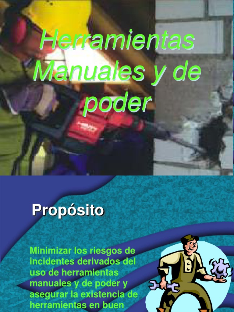 Herramientas Manuales y de Poder | PDF | Herramientas | Tornillo