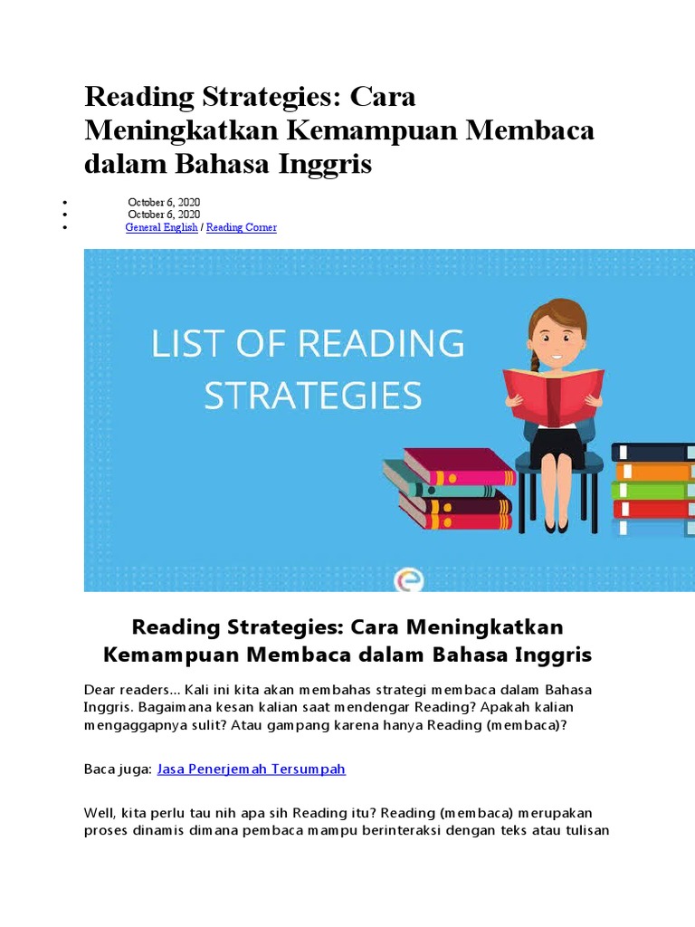 Reading Strategies PDF
