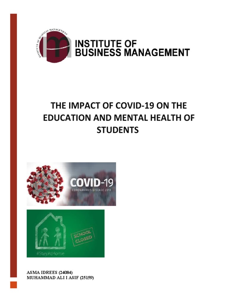 COVID-19's Impact on Student Education & Mental Health | PDF ...