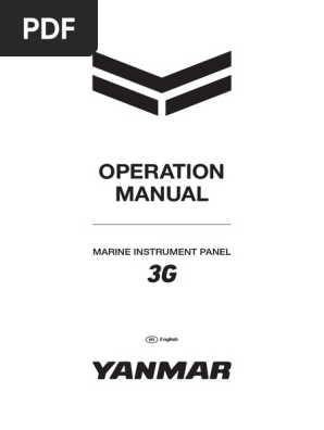 Yanmar 3G Marine Instrument Panel OPM | PDF | Radio | Antenna (Radio)
