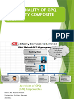 H&M GPQ Responsibilities at Chaity Composite Ltd.