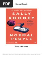 Normal People by Sally Rooney PDF | PDF | Novels Set On Islands | Novels