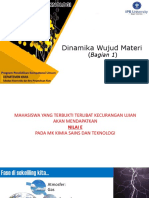 Bagian 1 - KIMST Pertemuan 3 - Dinamika Wujud Materi