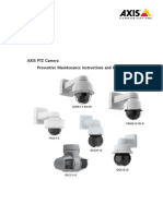 AXIS PTZ Maintenance Checklist 2105