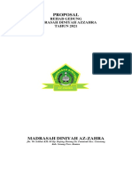 Proposal: Rehab Gedung Madrasah Diniyah Azzahra TAHUN 2021