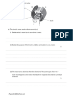 1 The Diagram Shows An Electric Motor. N S