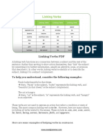 Linking Verbs PDF
