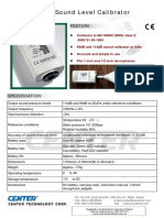 326 Calibrator Spec Sheet