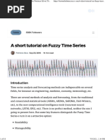 A Short Tutorial On Fuzzy Time Series - Part I