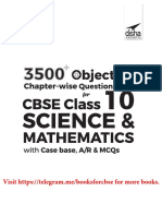 Disha 3550 Class 10 Science and Mathematics Question Bank