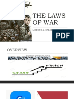 Garchitorena-Sanctions, Commencement and Termination (Laws of War)
