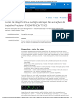 Luzes de Diagnóstico e Códigos de Bipe Das Estações de Trabalho Precision T3500 - T5500 - T7500 - Dell Brasil