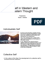 The Self in Western and Eastern Thought: Prepared By: Rassil J. Goboleo