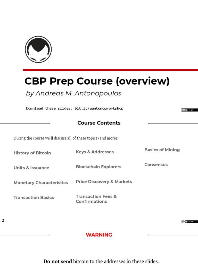 CBP Prep Course | PDF | Bitcoin | Distributed Computing