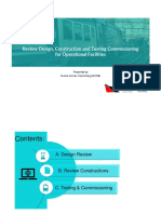 Review Design, Constructions and Testing Commissioning For Operational Facilities 2 - Noviar Arman Haris