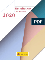 Anuario Estadístico Del Ministerio Del Interior 2020