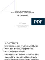 Pathology of Common Cancers 300l Nursing (Abu) 2019