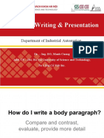 How Do I Write A Body Paragraph (S)