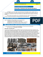 4 Unit 4-Hand and Machine of Reproducing Printed Materials: Study Guide For Module No.