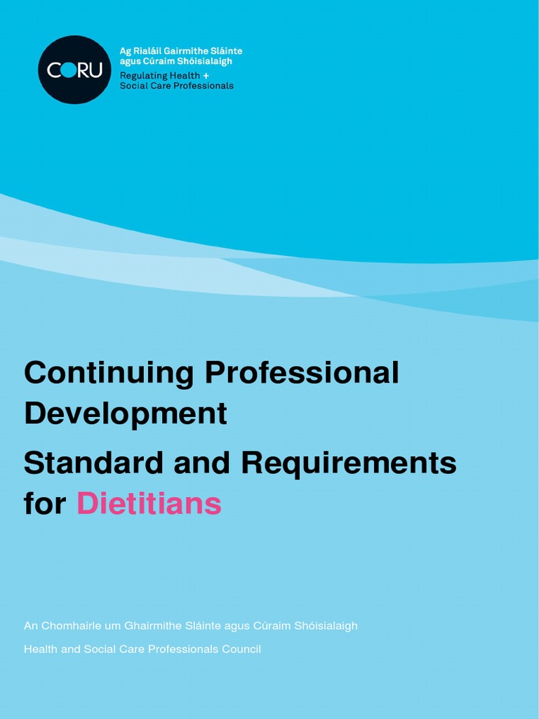 Continuing Professional Development Standards and Requirements For