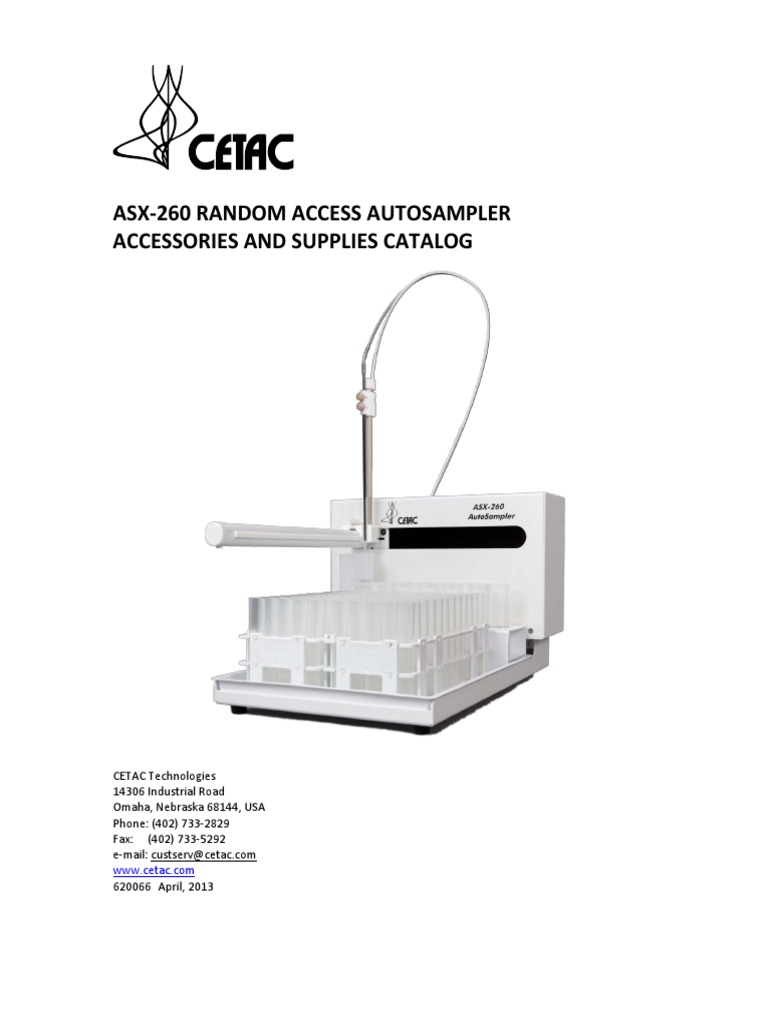 ASX-260 Catalog | PDF | Equipment | Computer Engineering