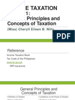 General Principles of Taxation