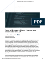 Como documentar APIs com Postman