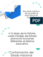 Rol Del Estado y Sistema Educativo. Recorrido Historico