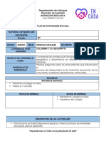 Taller #3 Ciencias Sociales Grado 5°