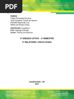 relatorio sobre chuva acida