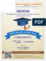 2021 Batch Graduation Day Invitaion