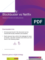 Case Study: Blockbuster Vs Netflix: Background Information and Reading Resources