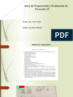 Auxiliatura de Preparación y Evaluación de Proyectos II