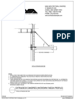 4795-080 - MASA Architectural Canopies - Typical Extrudeck Section