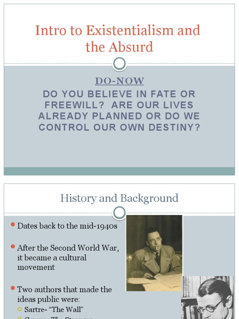 Intro To Existentialism | PDF | Social Science | Young Adult