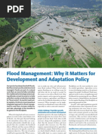 Flood Management Why It Matters for Development and Adaptation Policy